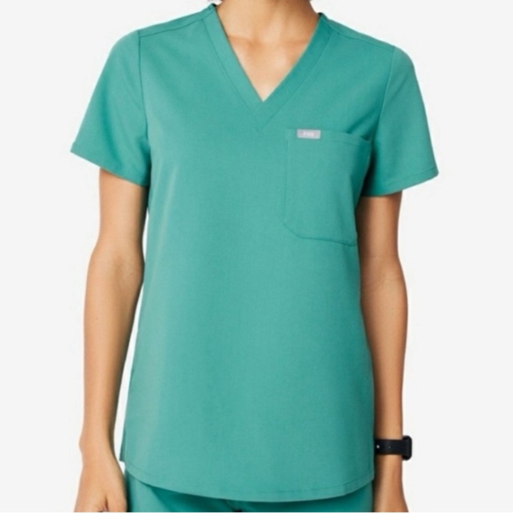 Figs XXS Marine Catarina One-Pocket Scrub Top